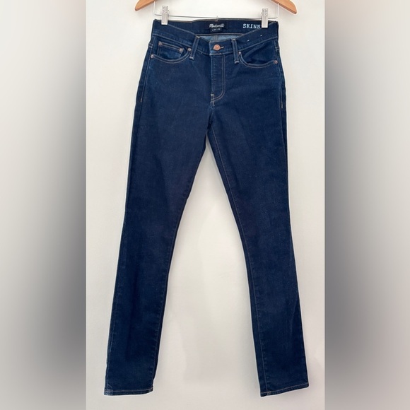 Madewell‎ Men's Size 28/32 Skinny Dark Wash Jeans Stretch Denim #J9499 - Picture 5 of 14